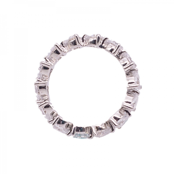 الروديوم شعبية الفضة الاسترليني على شكل قلب خاتم 