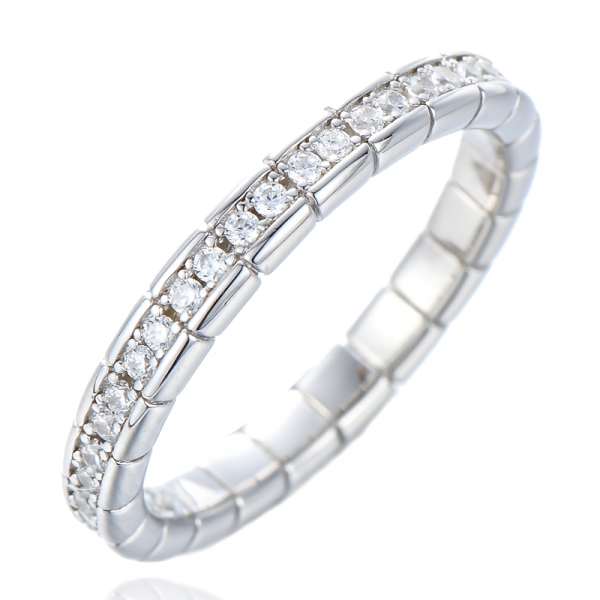 روبي الأحجار الكريمة كامل الخلود تكويم خاتم الزواج 925 الفضة الاسترليني 