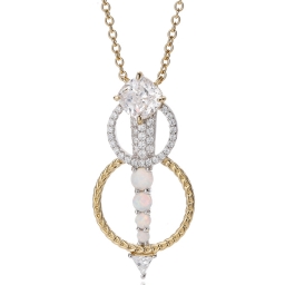 قلادة فضة عيار 925