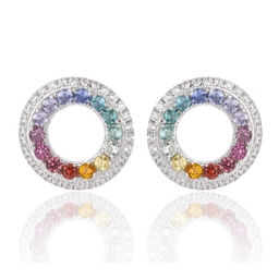 قرط من الفضة عيار 925