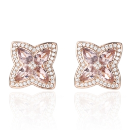 قرط من الفضة عيار 925